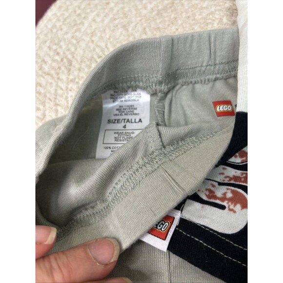 SGI Apparel Lego Star Wars Baby Yoda Childrens Pajamas Size 4T 2 Pairs - Picture 4 of 8